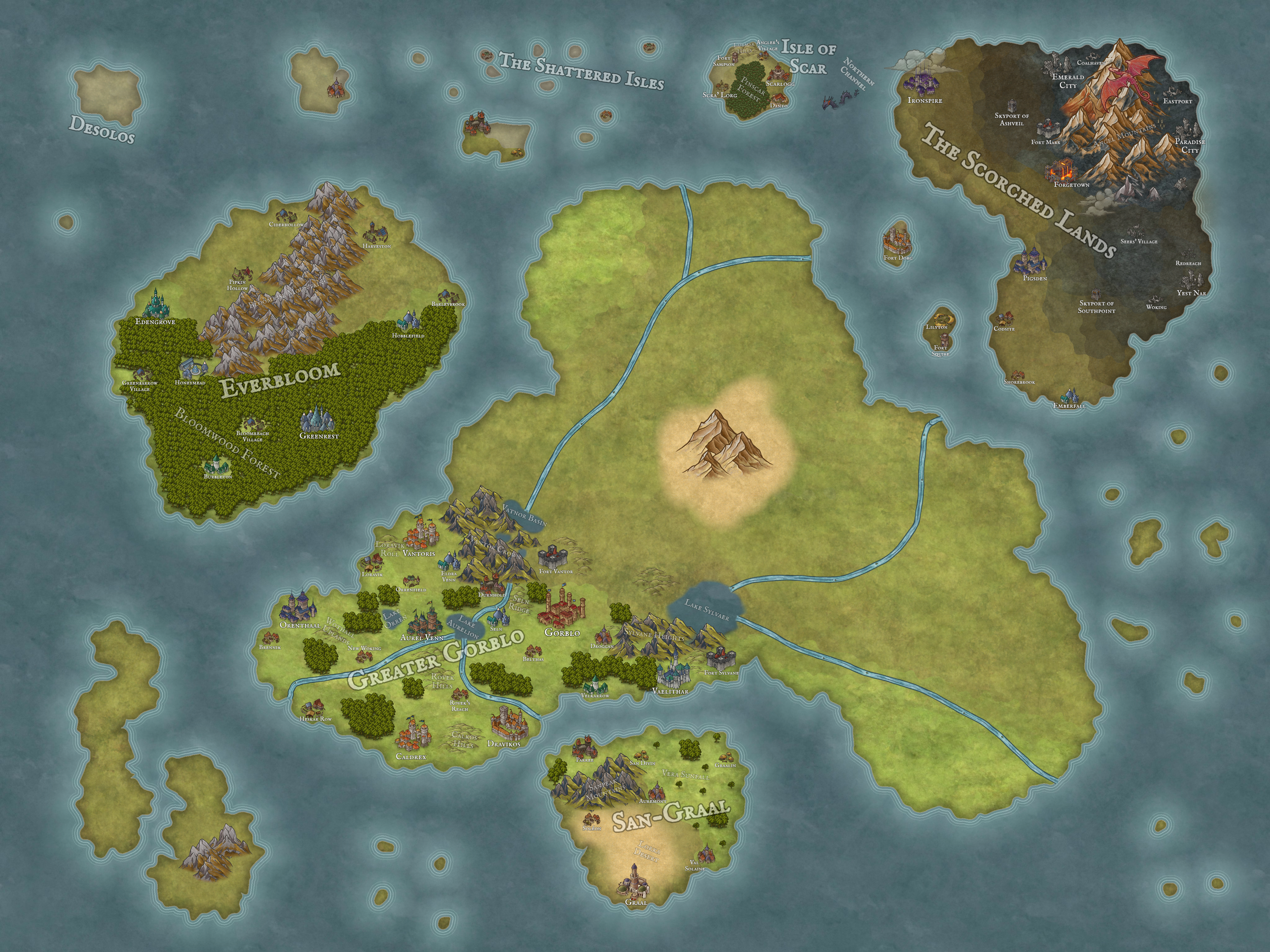 Map of Yarth